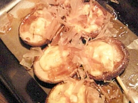 オーブントースターで椎茸のマヨポン焼き